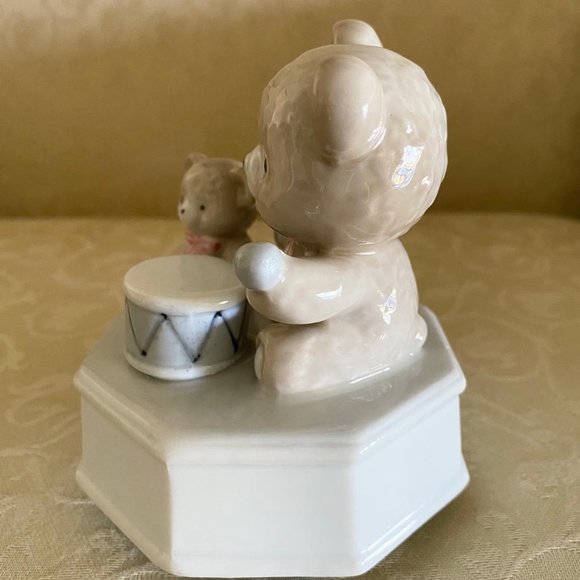 Vintage Ceramic Otagiri Japan Children's Marching Song Music Box - Picture 3 of 10